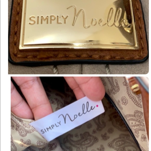 Simply Noelle Two-Toned Leather Satchel - Picture 7 of 8